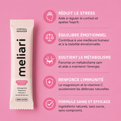 Cortisol Manager Meliari® Framboise Citron
