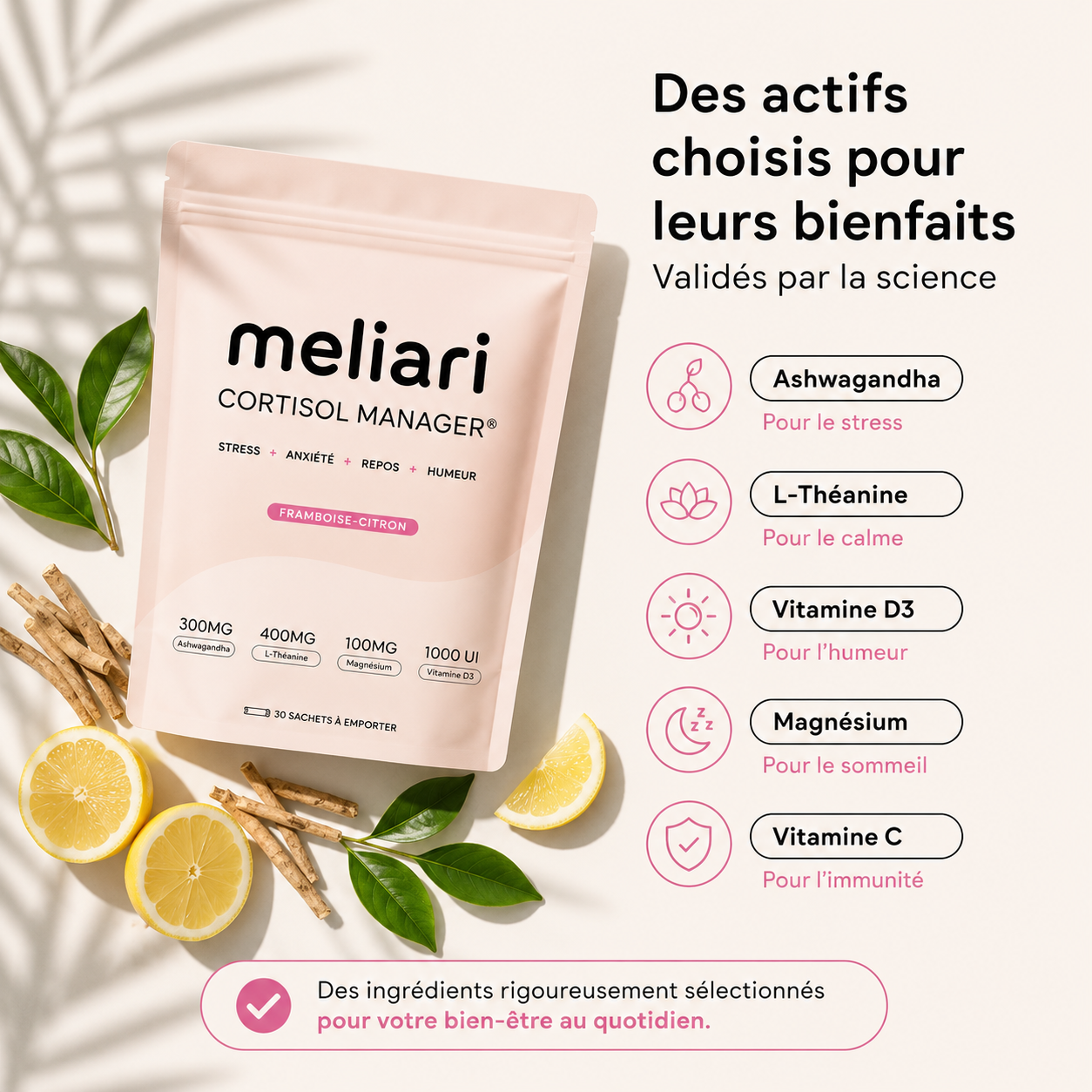 Cortisol Manager Meliari® Framboise Citron