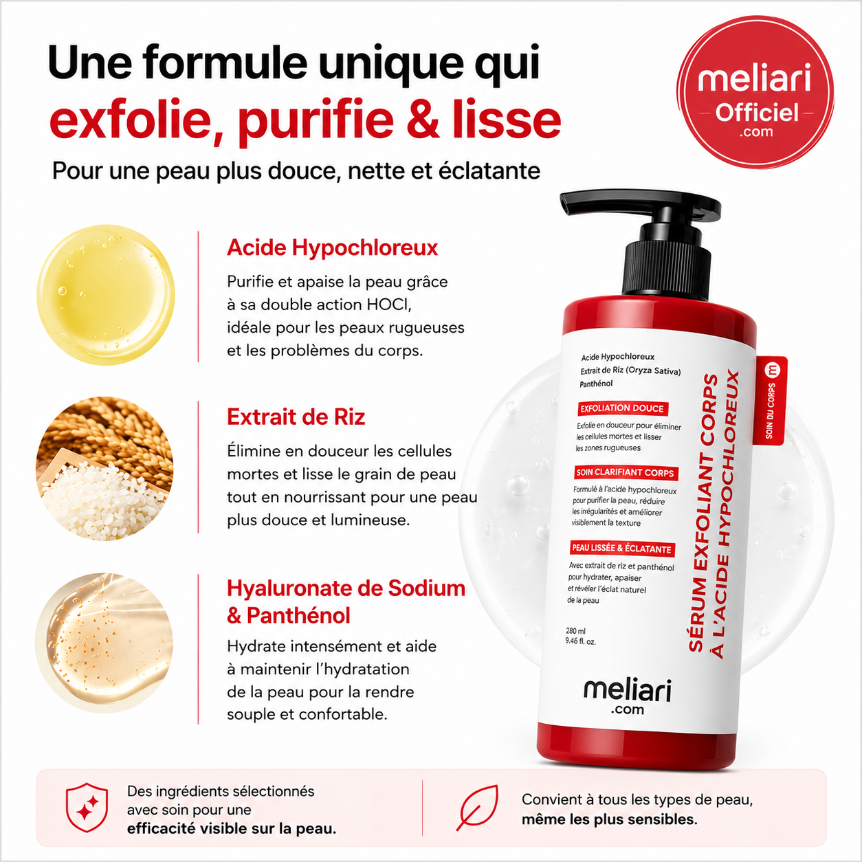 Sérum Exfoliant Corps - Meliari